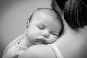 Holding someone else's newborn can trigger all sorts of feelings.