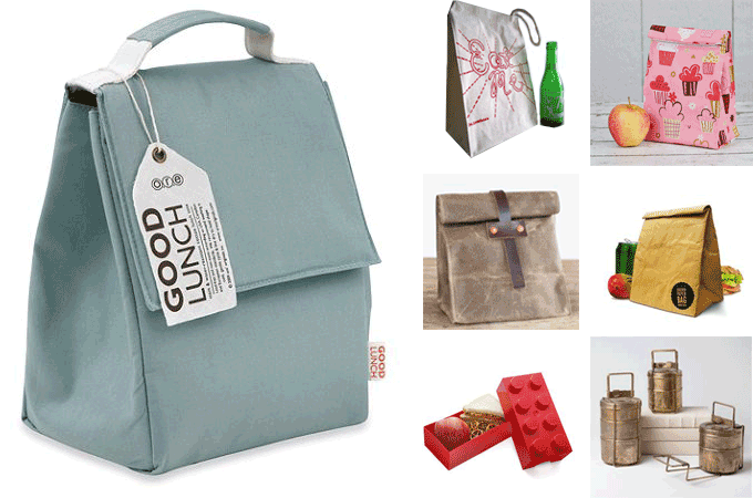 designer stylish lunch bags