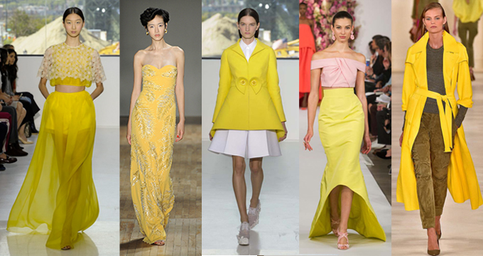 Yellow Fashion Trend for Spring