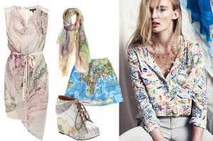 map print fashions